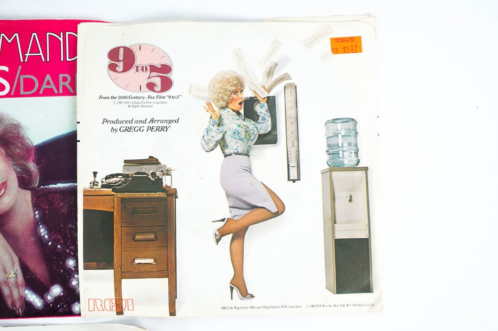 Sony PS-333 Stereo Turntable System and Records