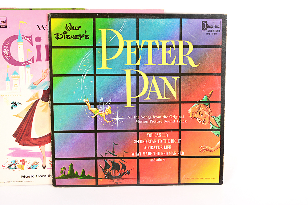 1950s and '60s Walt Disney Vinyl Records