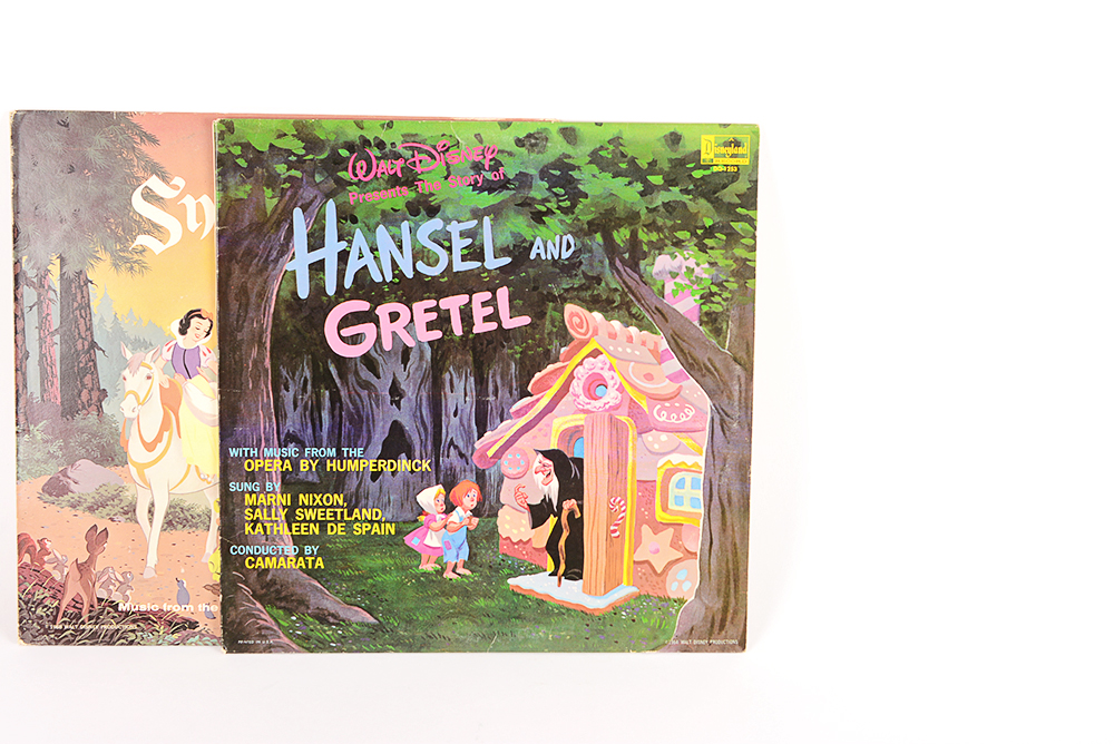 1950s and '60s Walt Disney Vinyl Records