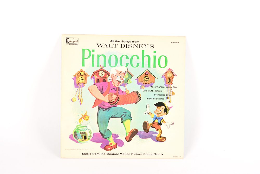 1950s and '60s Walt Disney Vinyl Records