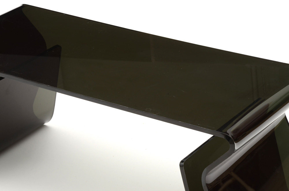 Contemporary Black Acrylic Coffee Table