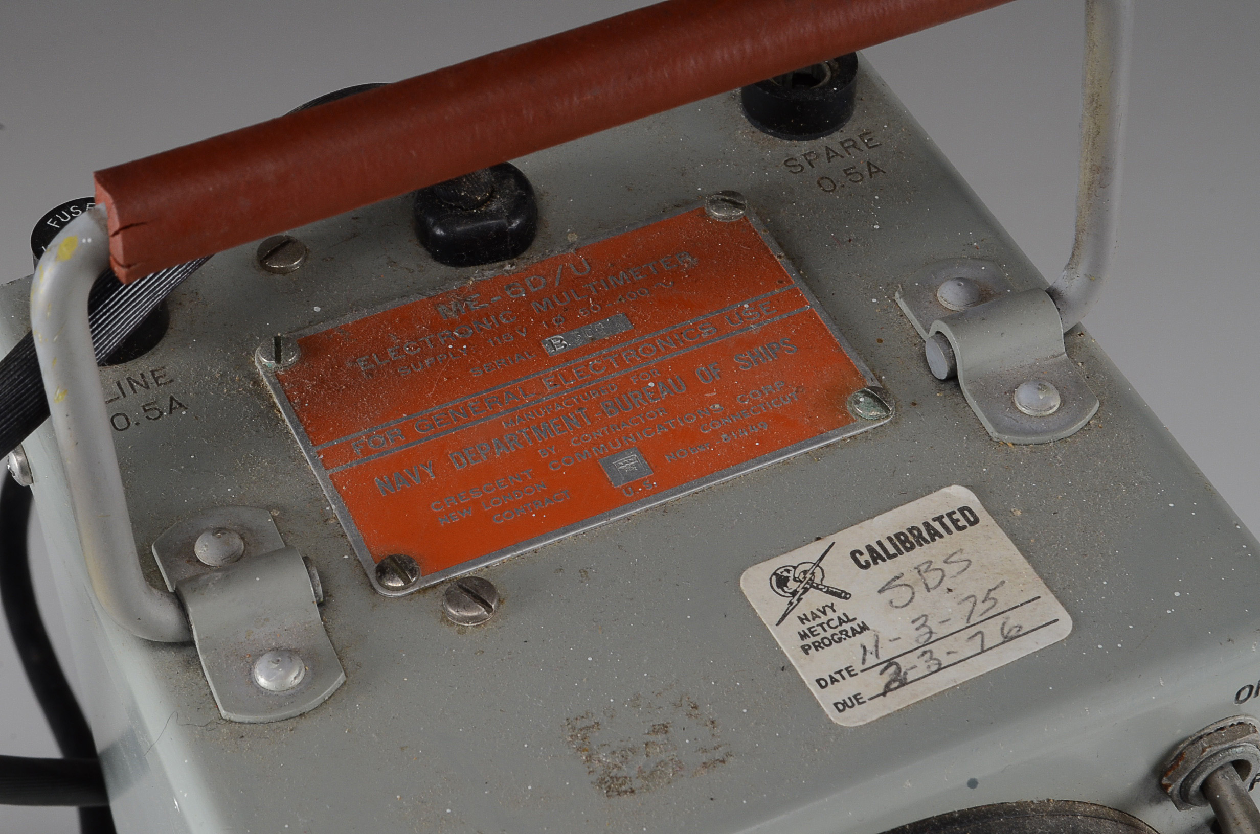Retired U.S. Navy Electronic Multimeter
