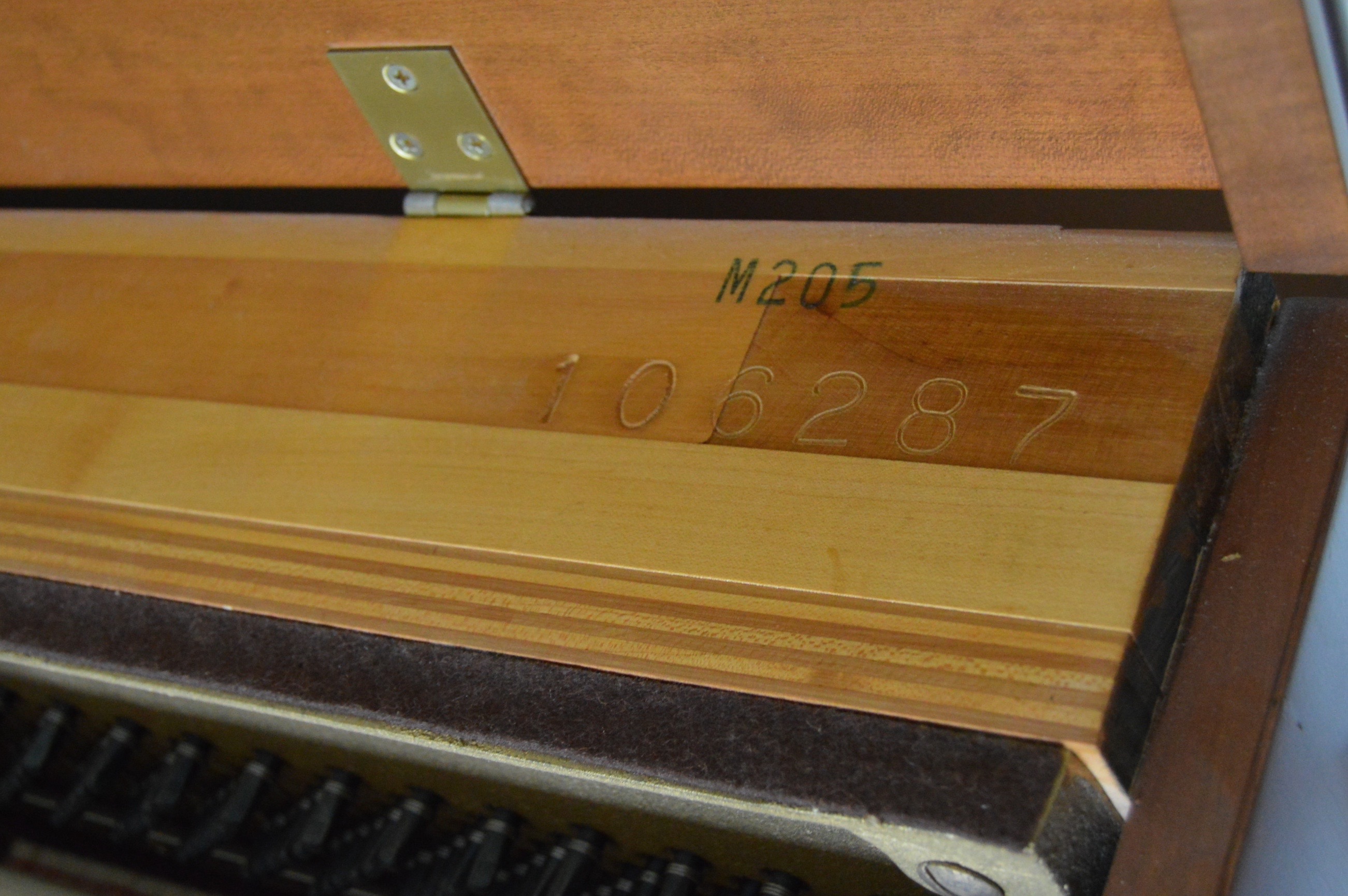 Vintage Upright Yamaha Console Piano with Bench