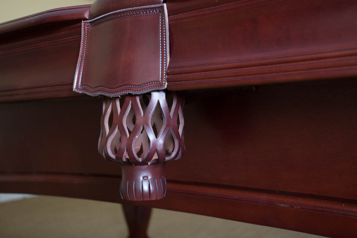 Steepleton Mahogany Ball and Claw Foot Pool Table