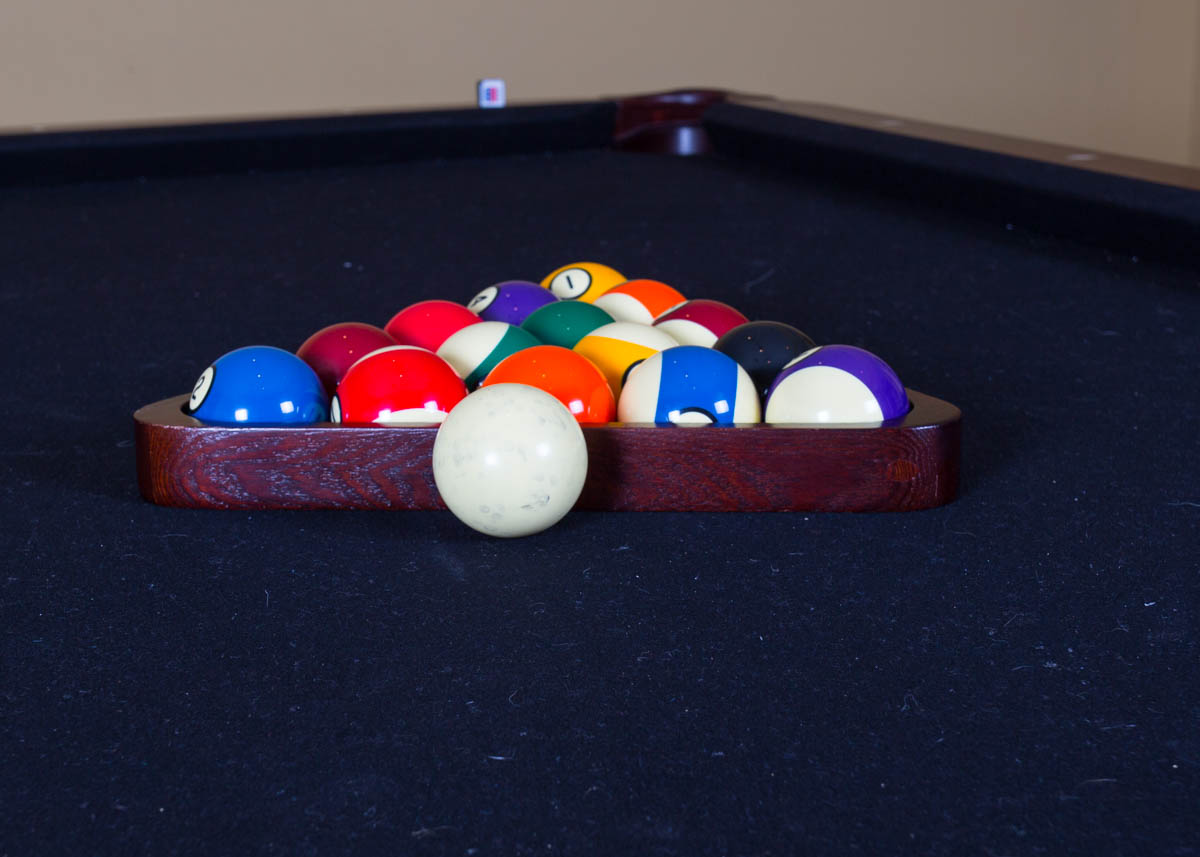 Steepleton Mahogany Ball and Claw Foot Pool Table
