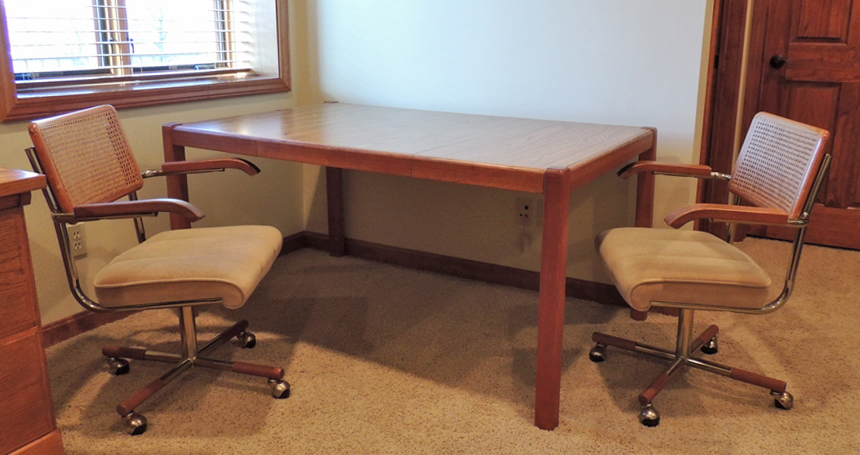 Cal-Style Dining Table and Two Chairs