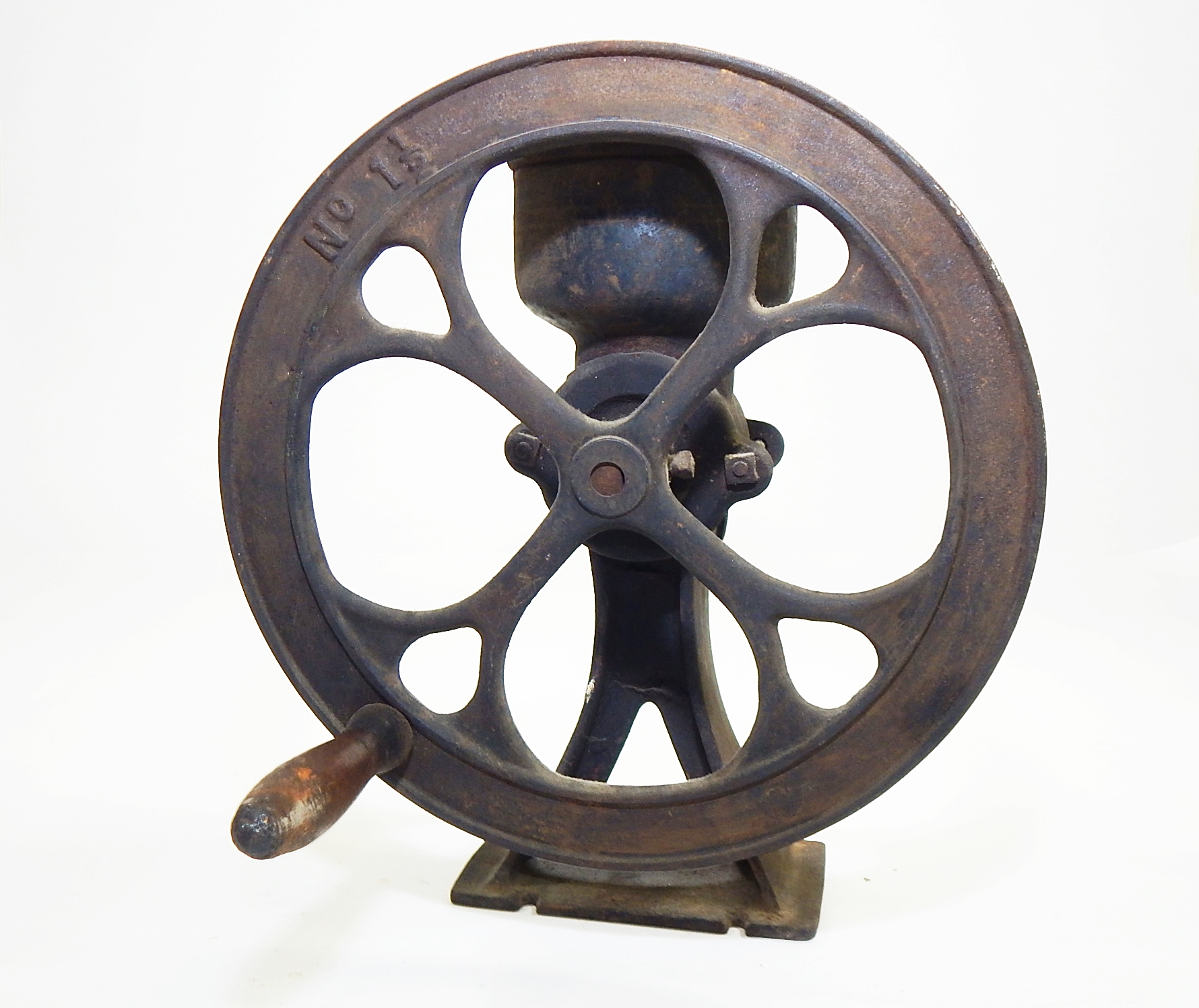 Large Vintage Coffee Grinder No. 1 1/2