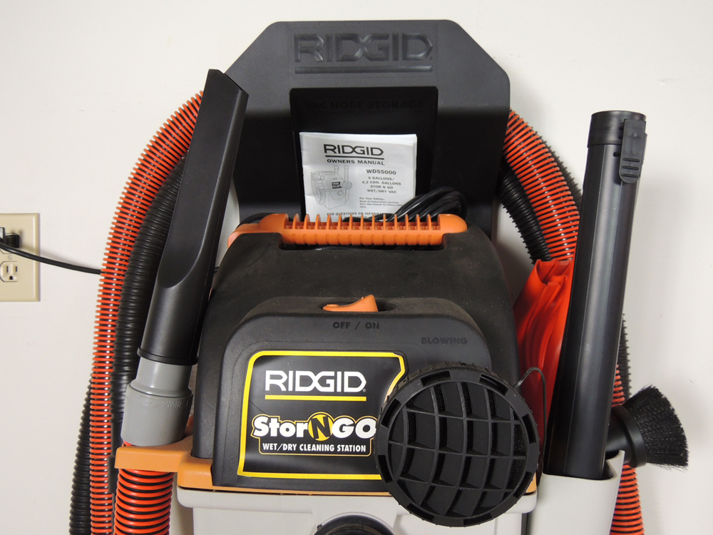 Rigid Stor-N-Go 5 Gallon Wet Dry Vacuum