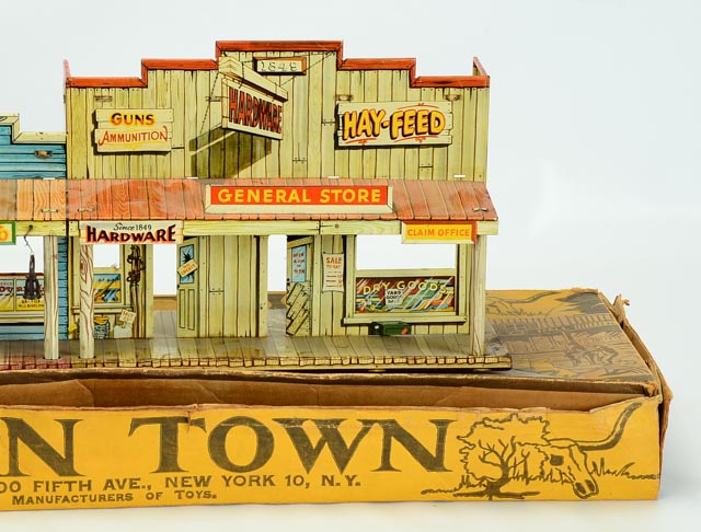 Louis Marx and Company Metal Western Town Facade