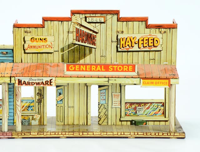 Louis Marx and Company Metal Western Town Facade