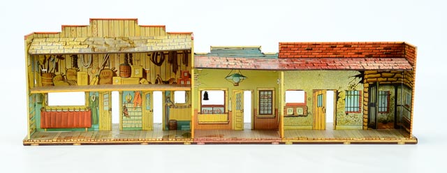 Louis Marx and Company Metal Western Town Facade