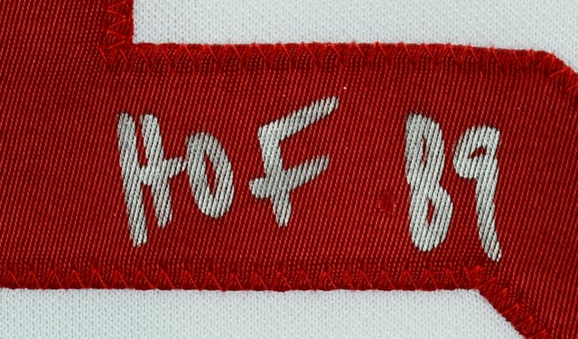 Johnny Bench Signed Jersey  COA