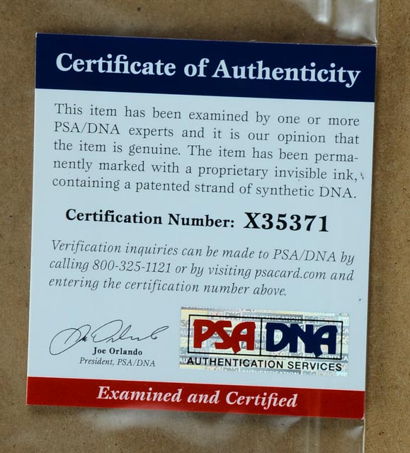 Johnny Bench Signed Jersey  COA