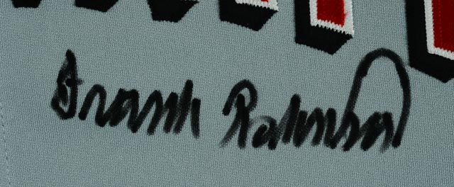 Frank Robinson Signed Jersey  COA