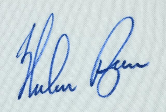 Nolan Ryan Signed Jersey  COA