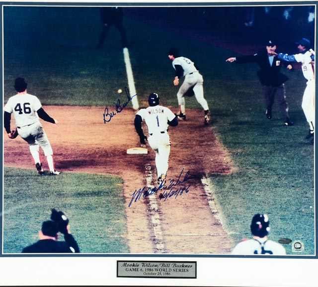 Wison and Buckner Signed Steiner World Series Item