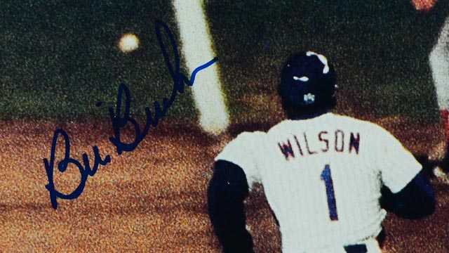 Wison and Buckner Signed Steiner World Series Item