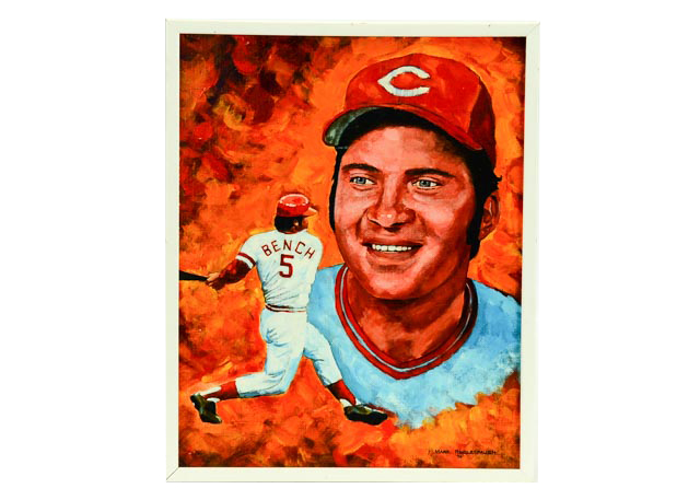 Johnny Bench Painting