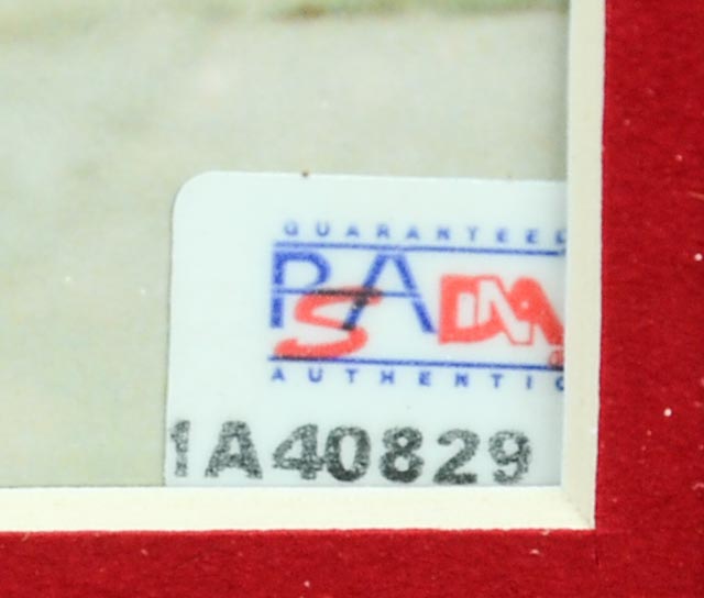 Niekro and Rose Signed 44 Hit Streak Display