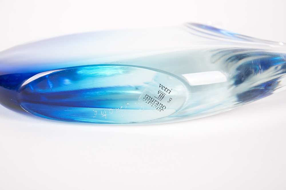 Art Glass Fish Sculptures