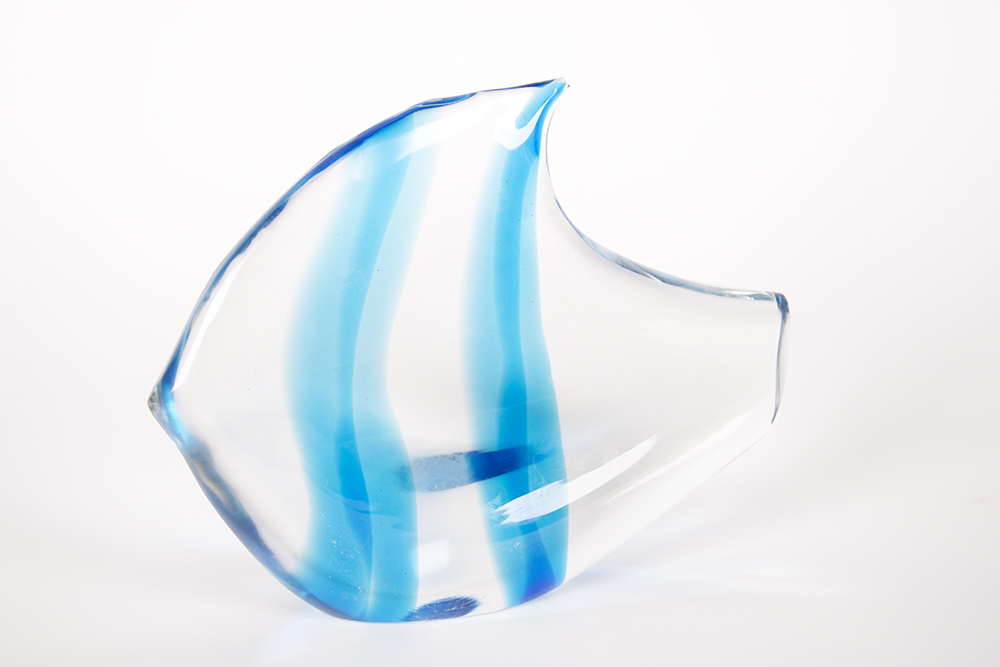 Art Glass Fish Sculptures