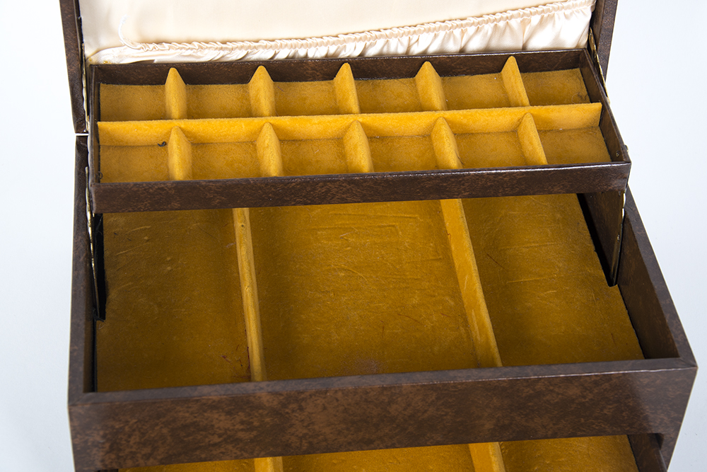 Vintage Triple Tiered Jewelry Box