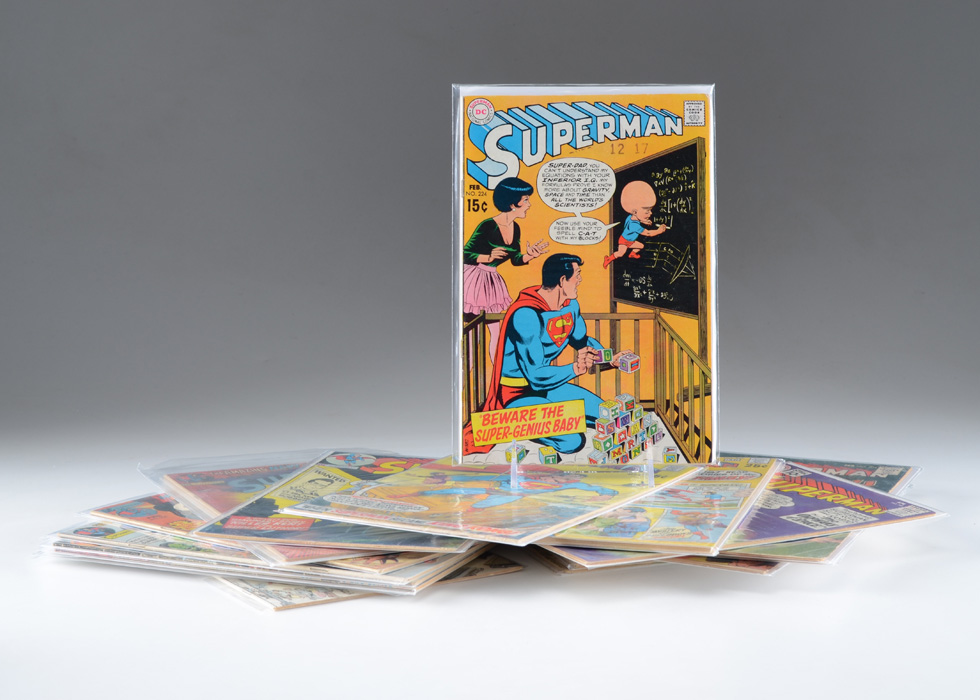 Collection of Vintage Superman Comic Books