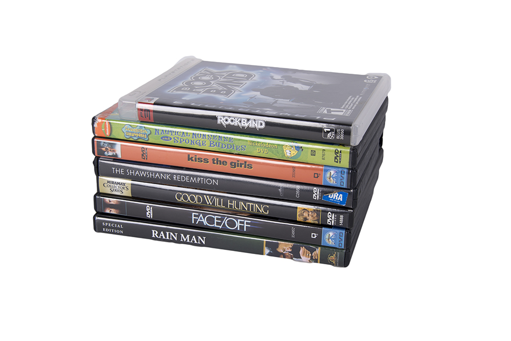 DVD Collection and Rock Band
