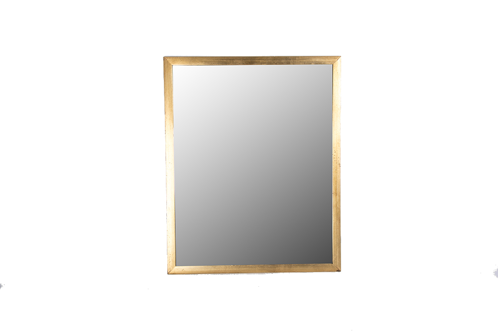 Gold Wood Wall Mirror