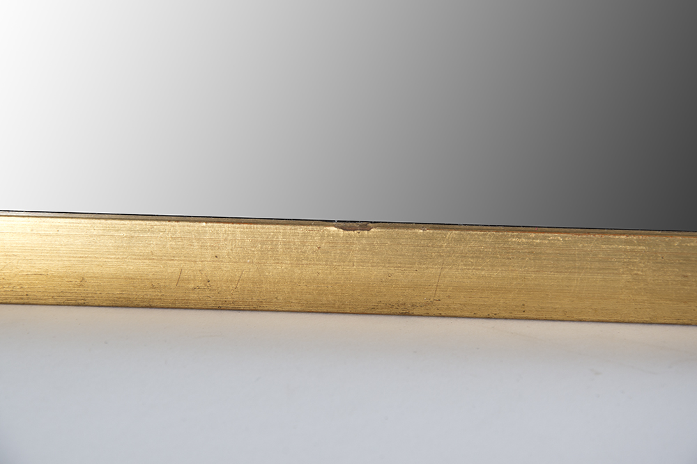 Gold Wood Wall Mirror