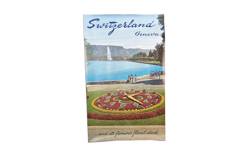 Vintage Geneva, Switzerland Travel Poster