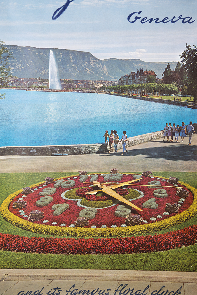 Vintage Geneva, Switzerland Travel Poster