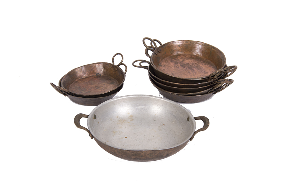 Antique Miniature Copper Pans