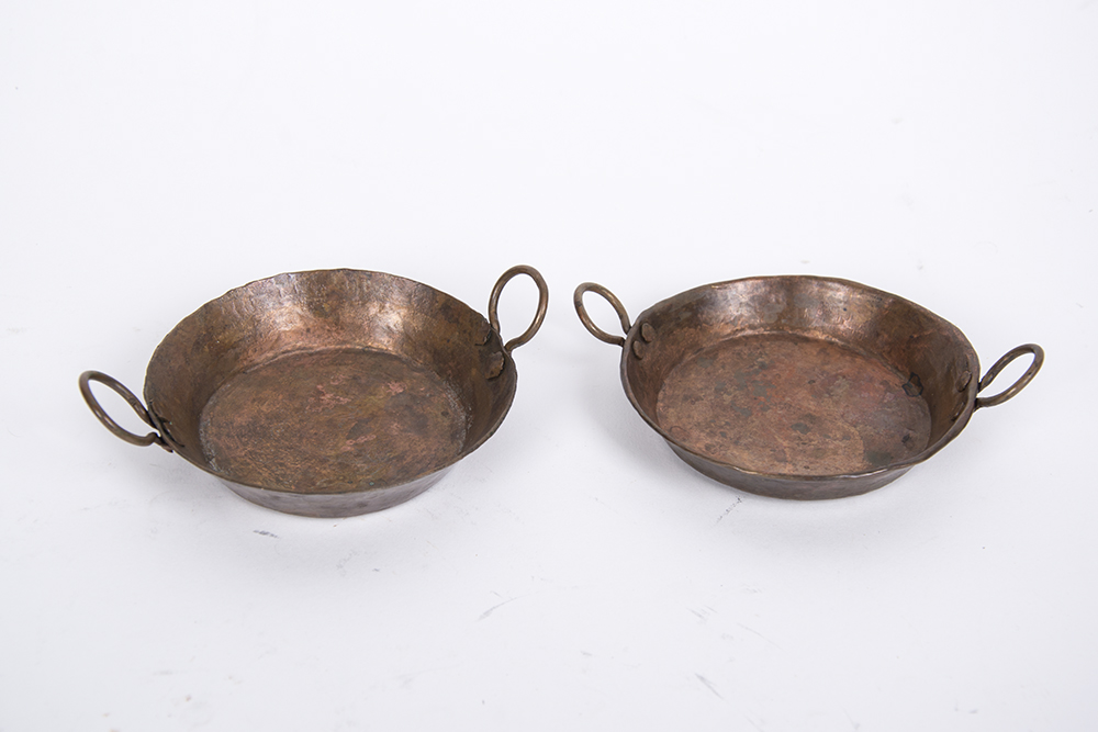 Antique Miniature Copper Pans