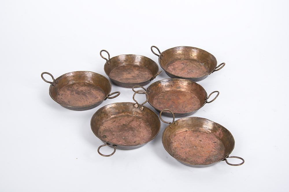 Antique Miniature Copper Pans
