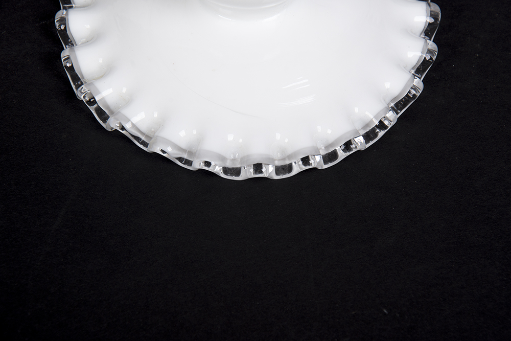 Ruffled Candlestick Holders