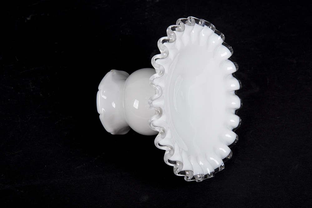 Ruffled Candlestick Holders