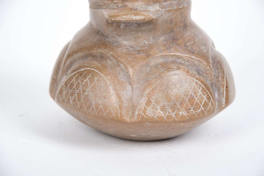 Vintage Clay Bird Bottle