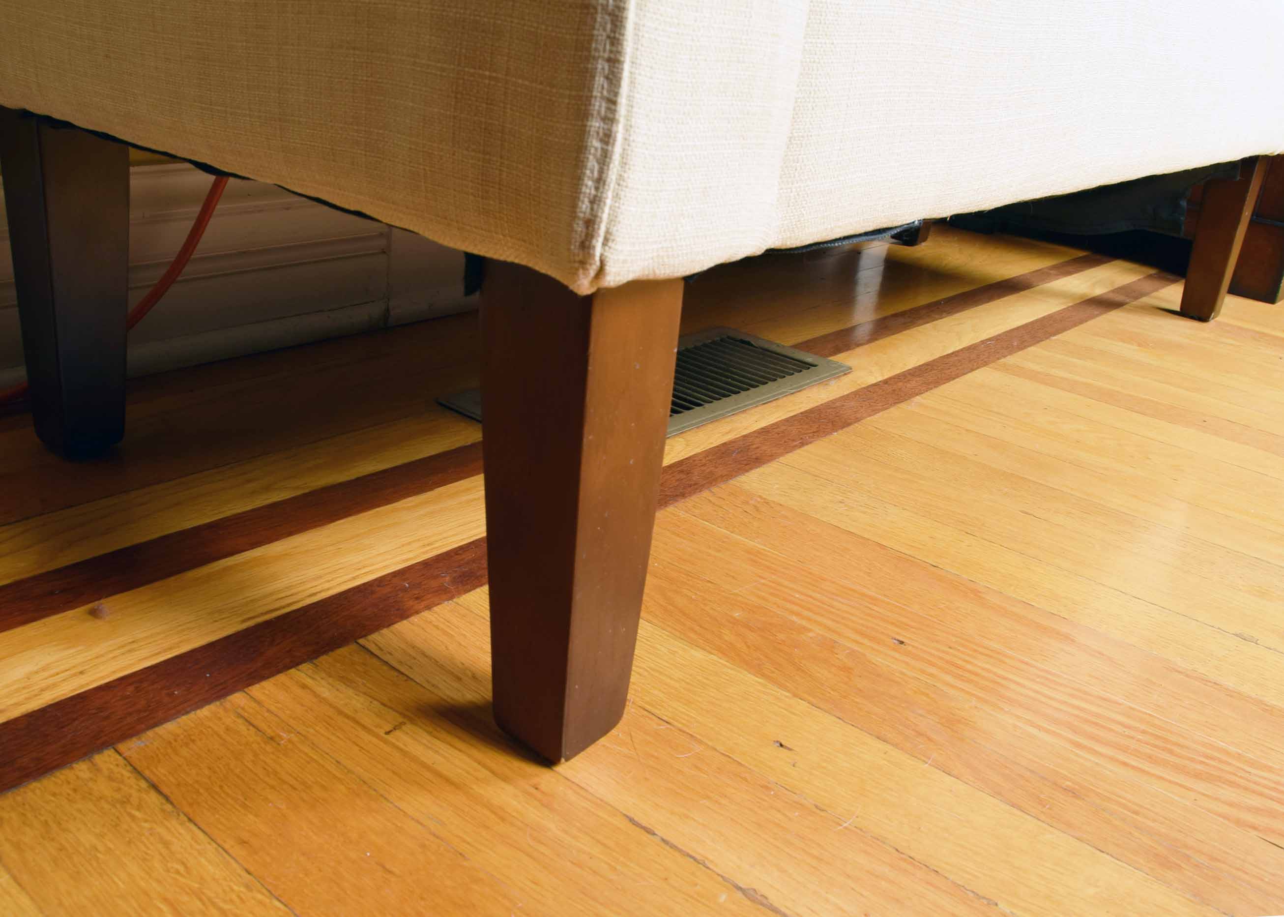 Upholstered Curved Arm Bench