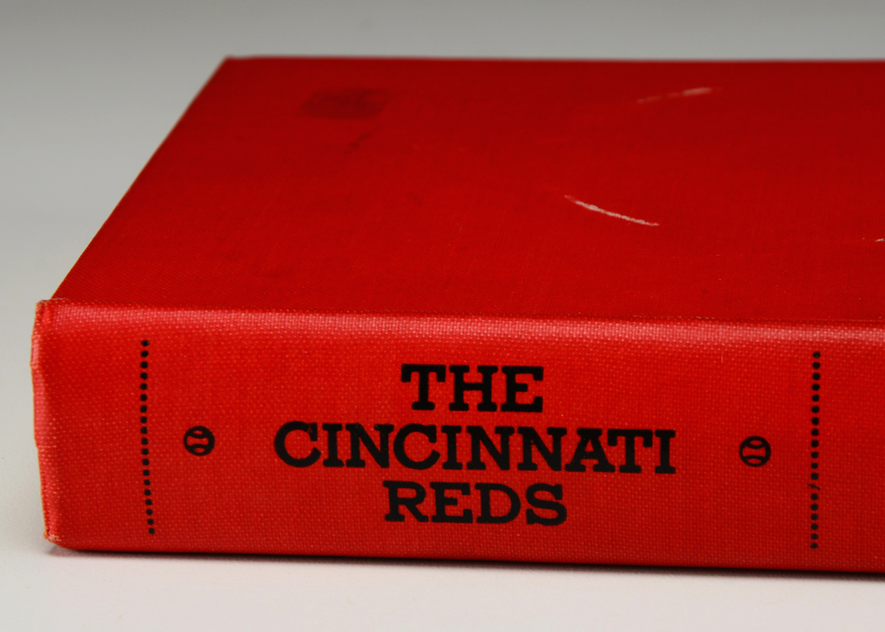 1948 Reds Signed Book with Gus Bell Glove