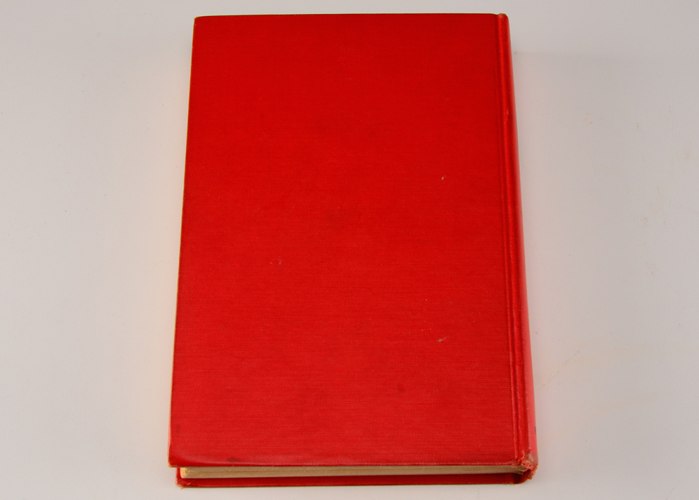 1948 Reds Signed Book with Gus Bell Glove