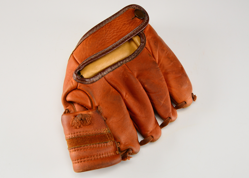 1948 Reds Signed Book with Gus Bell Glove