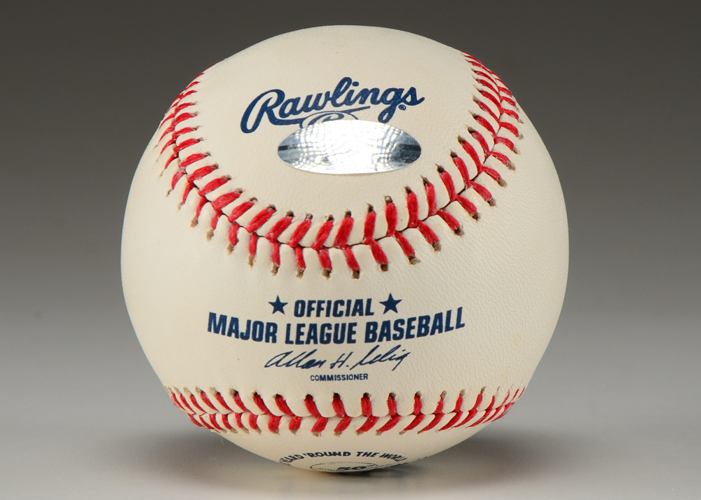 Ralph Branca and Bobby Thomson Signed Baseball  COA