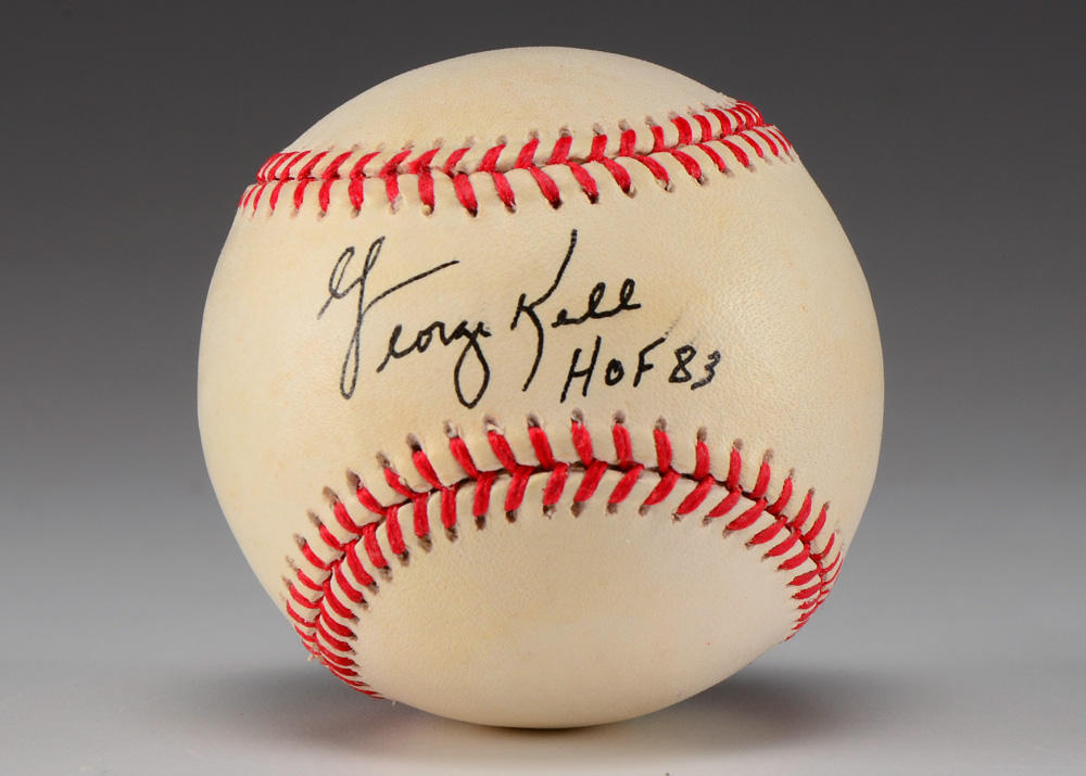 George Kell Signed Baseball