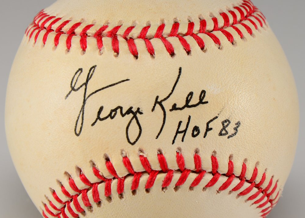George Kell Signed Baseball