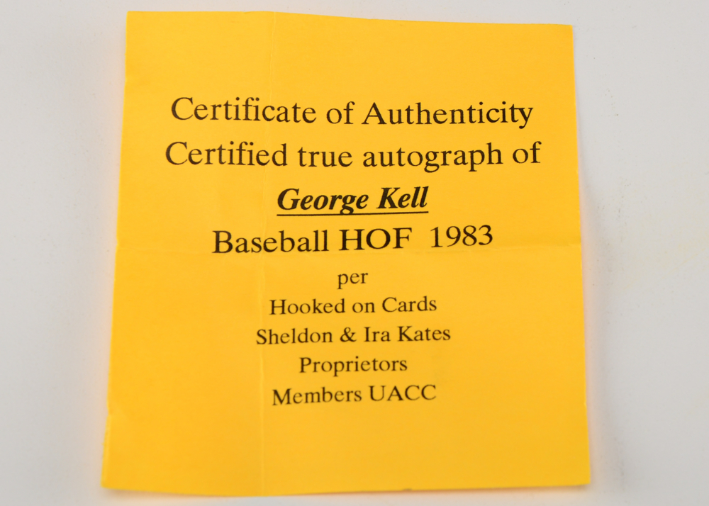 George Kell Signed Baseball