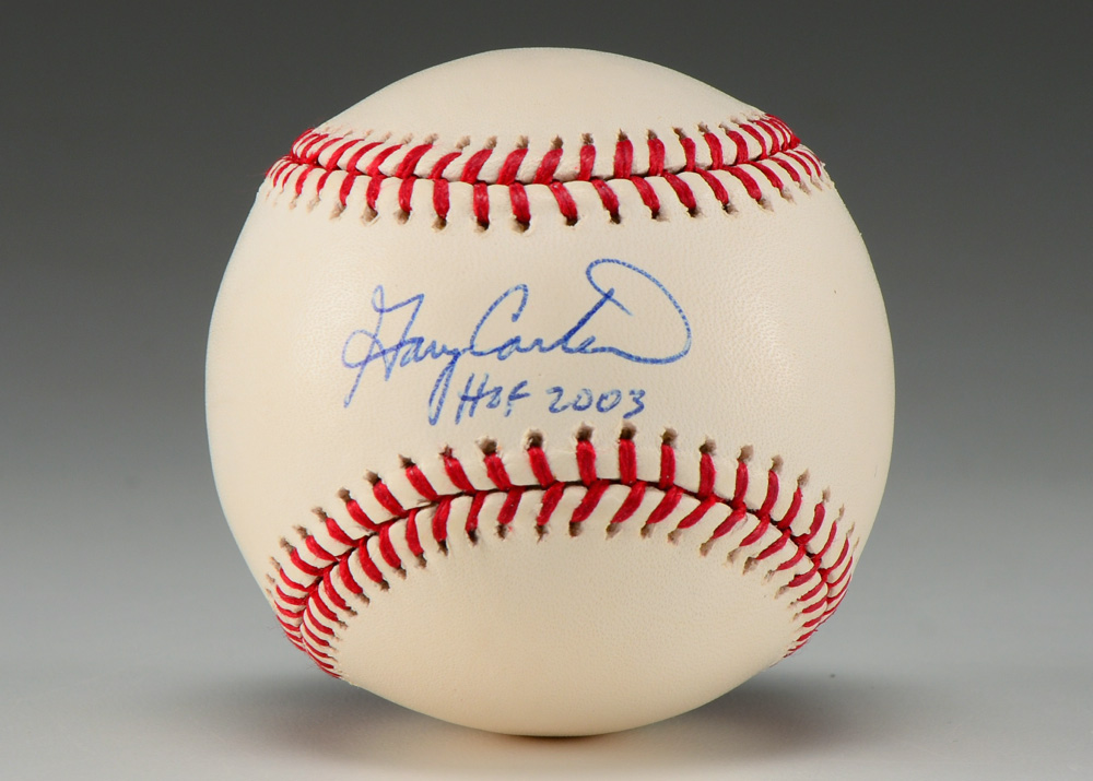 Gary Carter Signed Baseball  COA