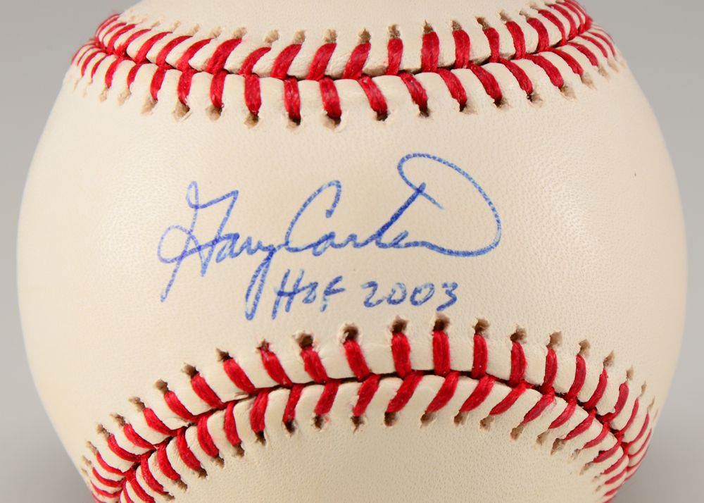 Gary Carter Signed Baseball  COA