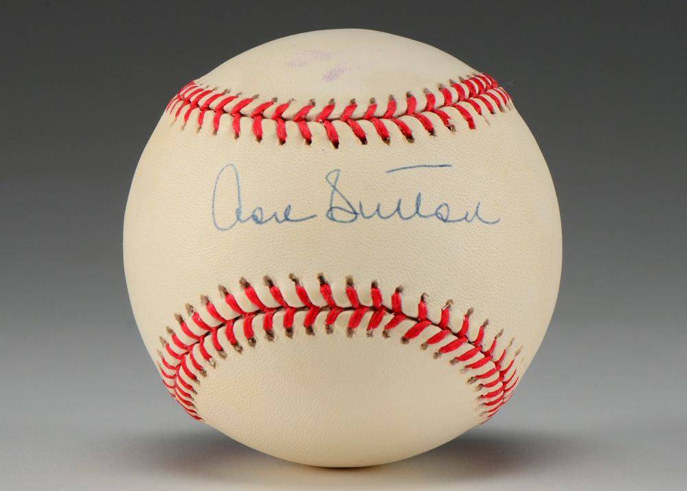Don Sutton Signed Baseball  COA