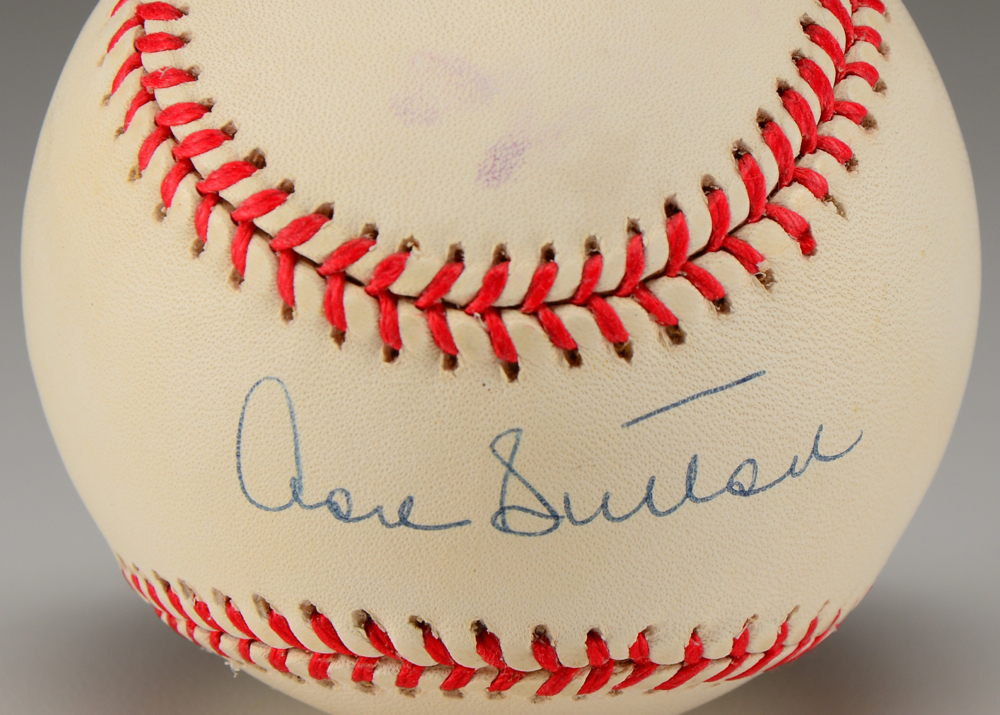 Don Sutton Signed Baseball  COA